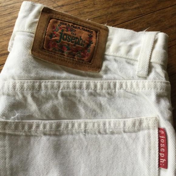 Vintage For Joseph High Rise “Colette” Jean 29 White - Picture 12 of 12